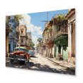 thumbnail image 2 of Designart "Cuba flow Street I" Transportation Metal Art Living Room, 2 of 5
