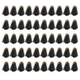 thumbnail image 1 of Abbracc 50 Pieces PU Leather Cord Ends Conveneint Handmade for Hat Clothing Backpack Coffee Color, 1 of 8