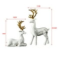 thumbnail image 5 of Resin Couple Statue Ornament Wedding Gifts Wedding Decor Deer, 5 of 6