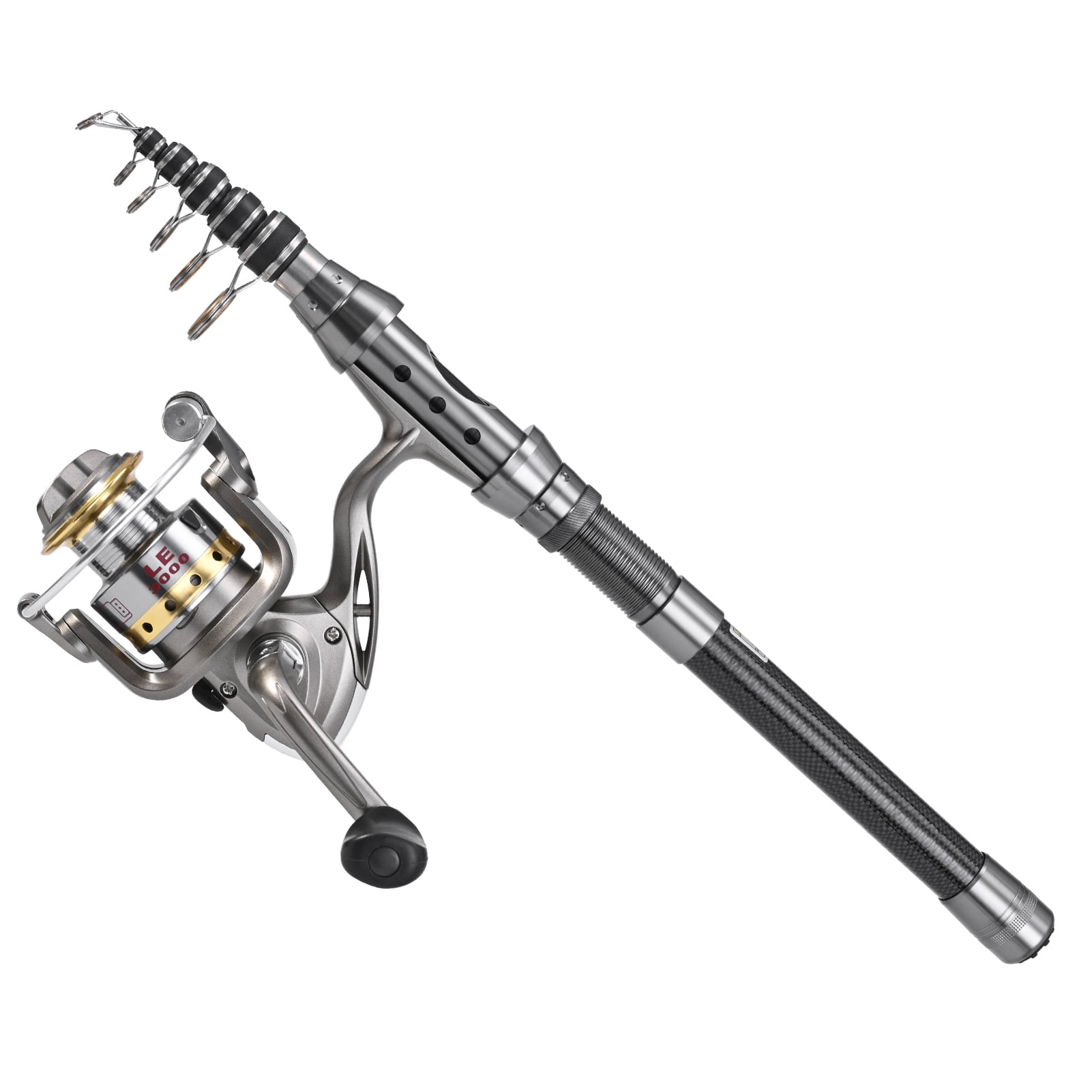 Doorslay 30PCS Telescopic Fishing Rod Combo Set Spinning Fishing Reel Gear  W5Q9