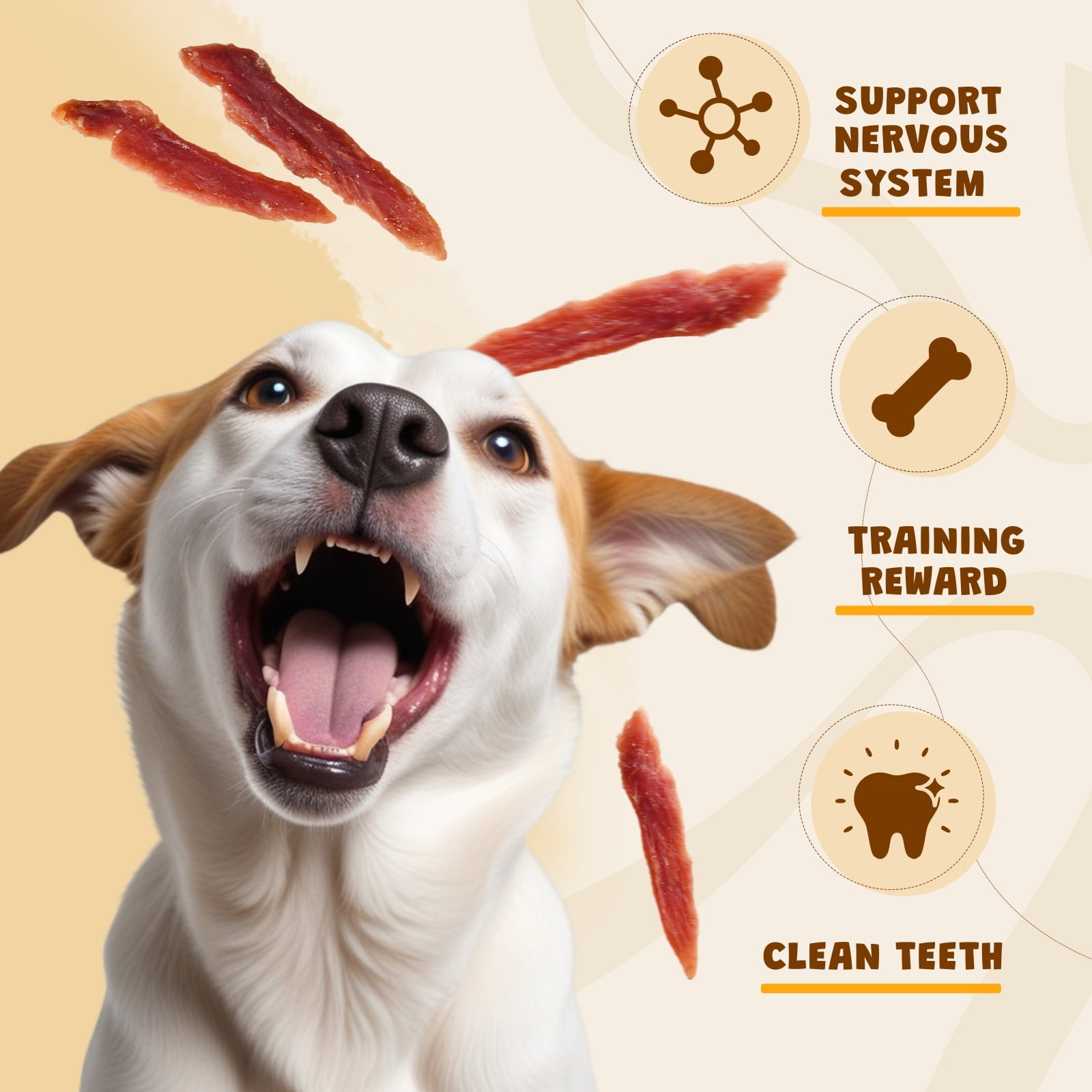 (2 pack) ASMPET Duck Jerky for Dogs, Natural Low Fat Snacks for Small Medium Large Dogs, 10.6oz
