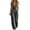 Dark Gray, variant on Women's Sleeveless Jumpsuit, Spring Summer Double Pocket With Loose Fit, Casual One-Piece For Relaxed Style Black XL