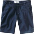 thumbnail image 1 of Aeropostale - Bermudas informales con frente plano para mujer, azul, 7/8, 1 of 1
