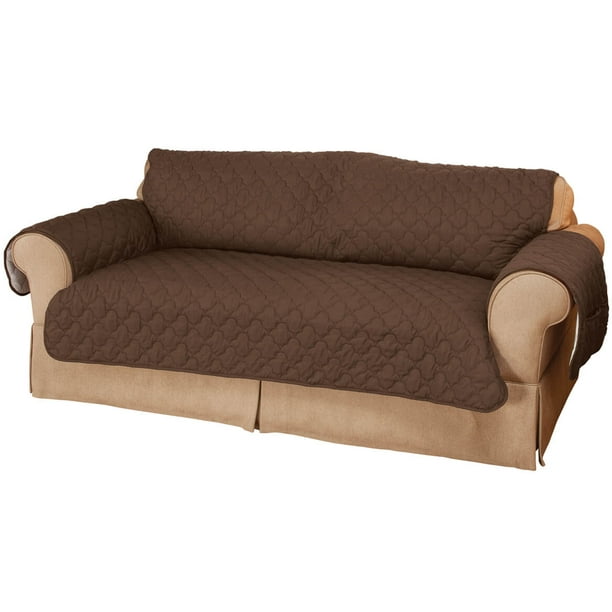 Deluxe Microfiber Sofa Cover by OakRidge™Chocolate