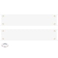 thumbnail image 1 of Pancartas en Blanco de Vinilo Uxcell para Decorar 2'x10' Pancarta Blanca de Sublimación, 2 Pcs, 1 of 6