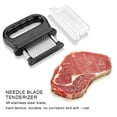 thumbnail image 2 of WALFRONT Needle Blade Tenderizer, Needle Blade Tenderizer for Tenderizing Steak,48 Stainless Steel Ultra Sharp Needle Blade Tenderizer for Tenderizing Steak, 2 of 12