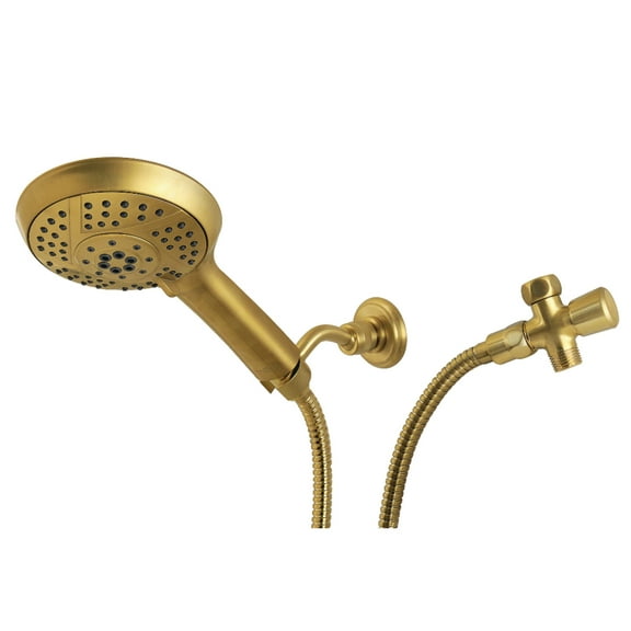 Kingston Brass KX1547BD Vilbosch Multi-Function Hand Shower Kit, Brushed Brass