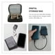 thumbnail image 3 of Organizador de dispositivos electrónicos multifuncional, bolsa portátil de viaje, funda de transporte para cable de datos USB y cargador (negro), 3 of 6