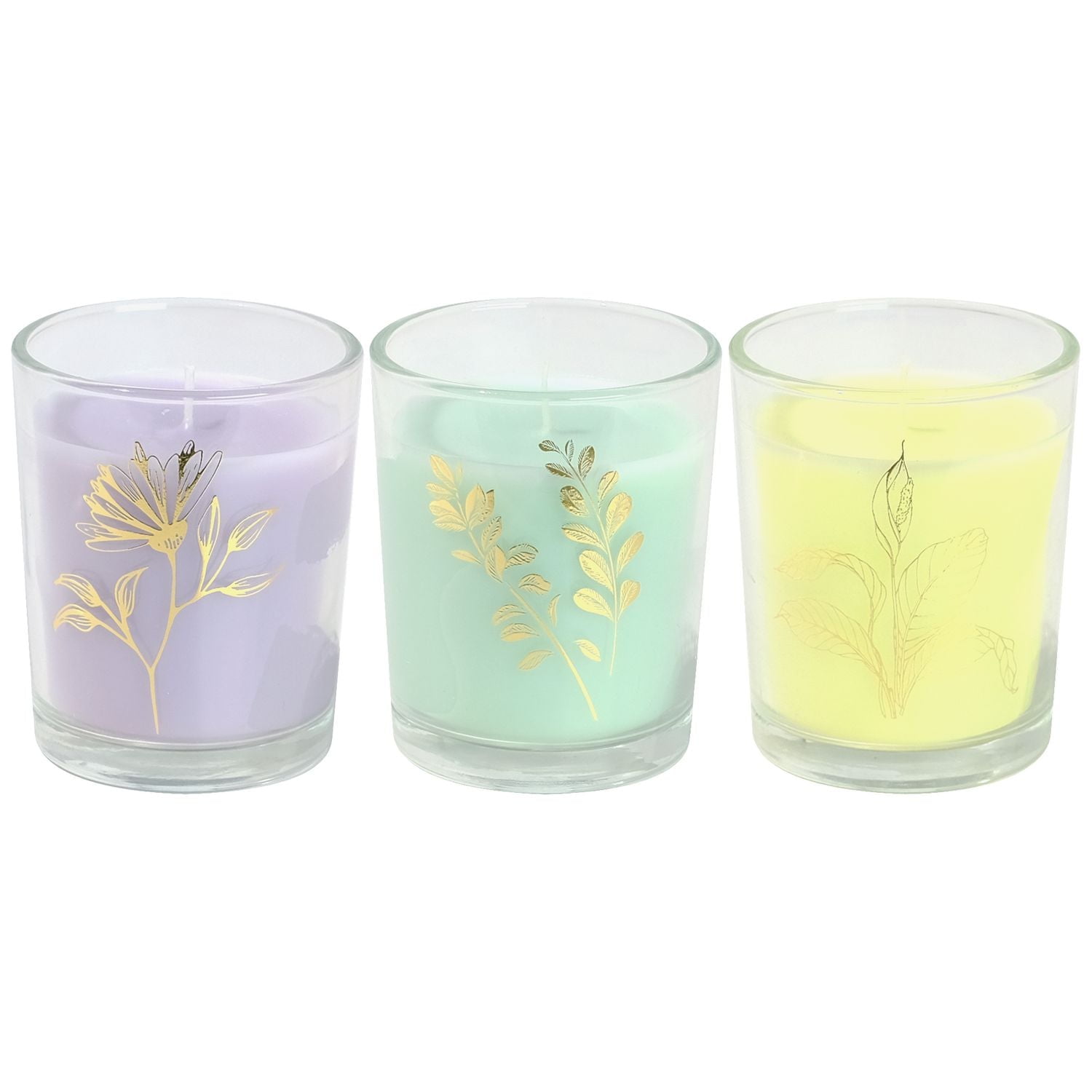 Ensemble de 3 bougies votives Botanical Light · 6.88oz<br>· 195g<br>· paquet de 3