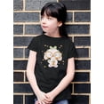 thumbnail image 2 of Cute Baby Bunny W Glasses T-Shirt Juniors -Image by Shutterstock,  x-Small, 2 of 4