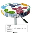thumbnail image 4 of Vsdgher Colorful Butterflies Print Stool Covers Round,Stretch Round Stool Covers Washable Stool Cushion Slipcover Elastic Chair Covers for 12-14 Inch Chair, 4 of 7