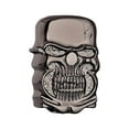 thumbnail image 2 of Cadorn Heavy Duty Skull Double Sided Relief Lighter with Adjustable Flame, Windproof Butane Refillable for Outdoor Camping BBQ, Unique Gift for Men (Gas Not Included), 2 of 7