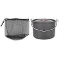thumbnail image 2 of Hanging Pot Camping Pot Single Pot for Outdoor Camping Hiking Cooking,, 2 of 5
