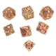 thumbnail image 1 of Tabletop Dice Set, Exquisite Board Game Polyhedral Dice 7pcs Portable Metal  For Party ANGGREK Rojo, 1 of 8