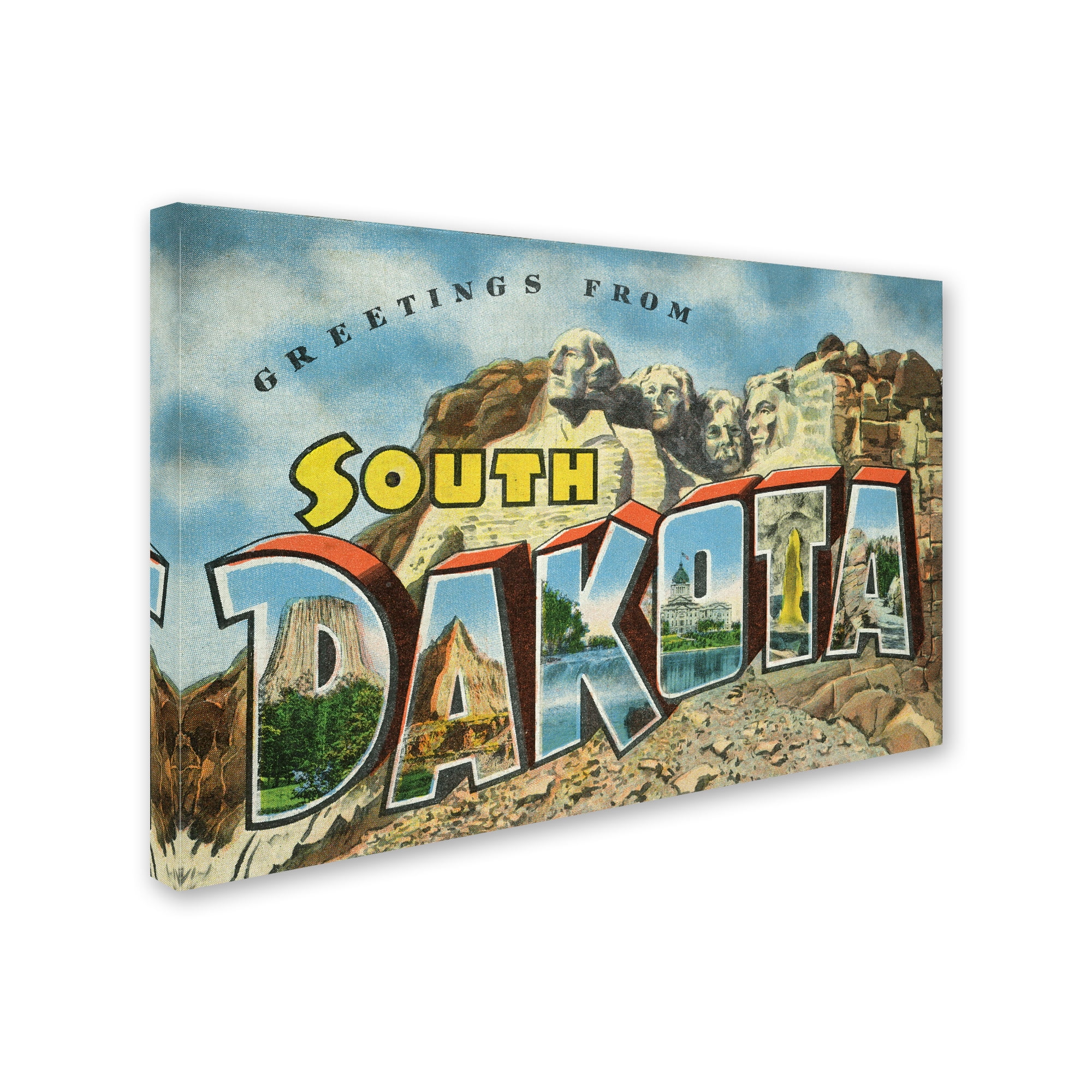 Lantern Press 'Post Card 23' Canvas Art
