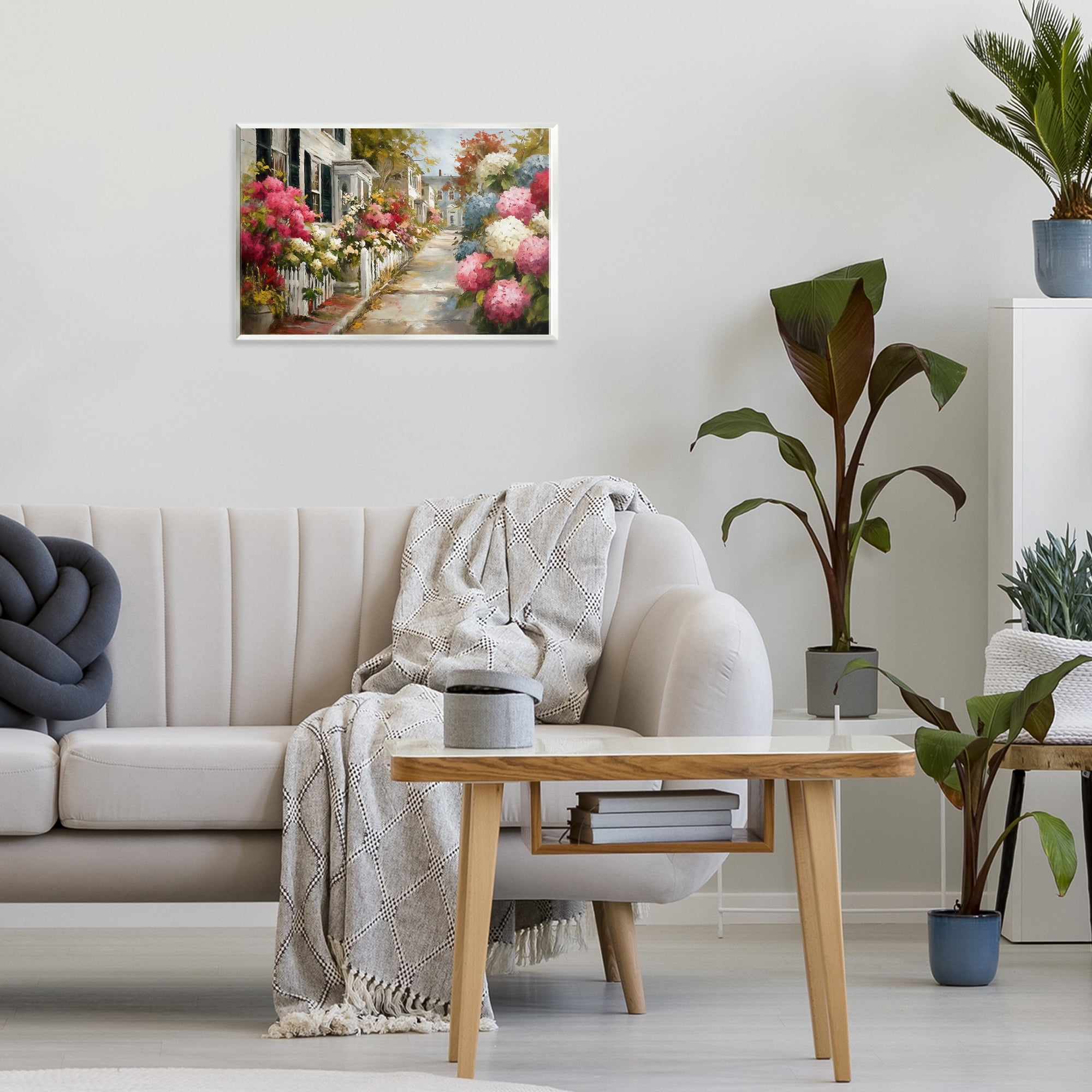 Stupell Industries Faded Shutters & Bursting Blooms Wall Plaque Art, design by Tina LeCour