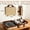 Beige, variant on 14 Inch Portable Makeup Travel Case Hand Luggage, Pressure-proof Carrying Makeup Case Suitcase with Elastic Band, Small Hard Shell Cosmetic Case for Travel Camping.The choice for elegant women.