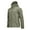 Olive Green, variant on WREESH Men's Fleece-Lined Winter Jacket with Thermal Insulation, Solid Color Hooded Long Sleeve Outdoor Coat for Cold Climates