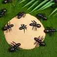 thumbnail image 2 of SHISUYAN 50PC Simulation Fake Small Toys Animal Insect Model Gift Accessories for Halloween April Fool's Day (Black), 2 of 8