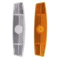 thumbnail image 5 of 4 reflectores de radio para bicicleta, luz de advertencia de seguridad, luz reflectante para llanta de rueda, soporte de clip vintage, reflector de tubo, 5 of 5