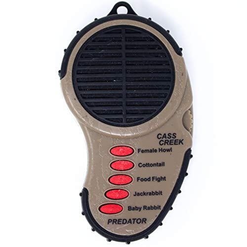 Cass Creek Appel Ergonomique Prédateur, Appel de Jeu Électronique Portatif, CC010, Design Compact, 5 Appels en 1, Appel Coyote, Appels Expert