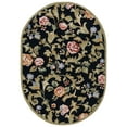 thumbnail image 2 of Safavieh Chelsea Georgiana Bordered Wool Area Rug, Black, 7'6" x 9'6" Oval, 2 of 12