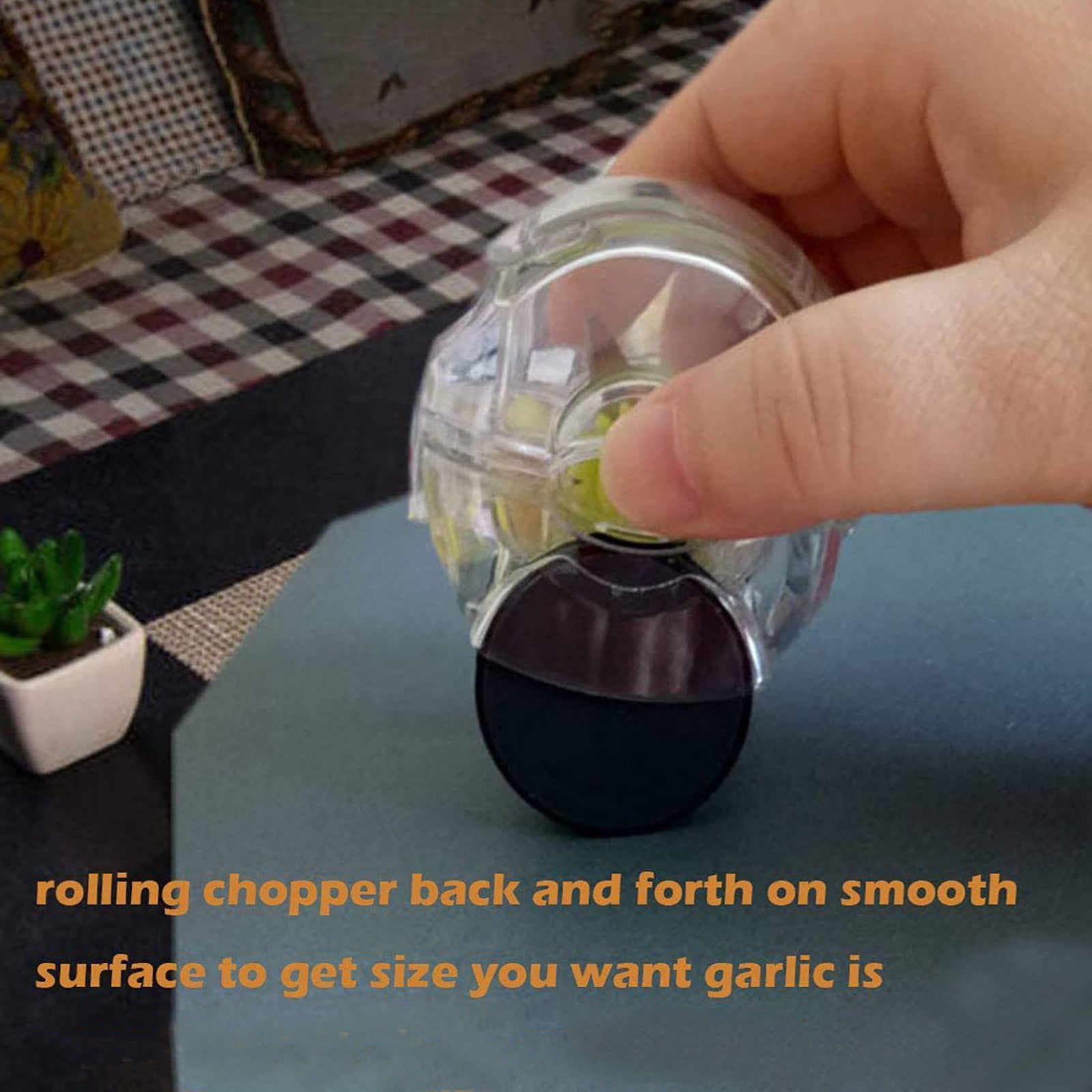 Nspired Living Garlic Mincer, Rolling Garlic Chopper, Garlic Roller, Garlic  Peeler, Garlic Crusher, Chef Kitchen Tools, Easy to Clean, Just Rinse