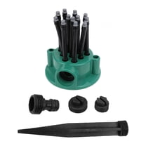 RWUDV Irrigating Tool,360 Degree Rotating Garden Automatic Multi Heads Sprinkler For Agricultural Irrigation