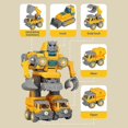 thumbnail image 4 of Transform Truck Robot 5 In 1 Stem Assembly Engineering Truck Kids Take Apart Fun Toy Vehicles Birthday Gift, 4 of 5