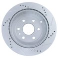 thumbnail image 3 of TRQ Rear Ceramic Brake Pad Performance Disc Rotor Kit w/Chemicals BKA15914 Fits select: 2009-2017 CHEVROLET TRAVERSE, 2007-2016 GMC ACADIA, 3 of 6