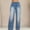 *Light Blue, variant on Women's Plus Size Drawstring Waist Jeans, Wide Leg Baggy Denim Pants with Pockets Light Blue,Womens Plus XXL