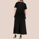 thumbnail image 5 of Vestidos de verano para mujer Vestido de manga corta con estampado de rayas de playa para mujer Vestido de talla grande Pompotops ghjkhdj13298, 5 of 7