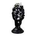 thumbnail image 2 of Estatuilla de rostro humano, estatua moderna, decoración del hogar, adorno de escritorio, escultura abstracta para estante, mesa de comedor, oficina, Negro, 2 of 8