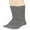 Dark Grey, variant on Men's Seamless Bamboo Dress Socks - 4 Pack - Breathable Casual Soft Crew Business Solid - Sock Size 10-13 Shoe 9-12 L Grey