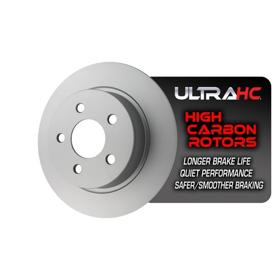 UltraHC Coated High Carbon Brake Rotor, Rear UR007097, Ford Transit Connect 2022-2018