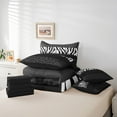 thumbnail image 4 of Erosebridal Zebra Leopard Print Bedding King Size, Rectangle Geometric Bed in a Bag King size, Animal Decorative, Reversible, 4 of 5