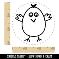 thumbnail image 2 of Wary Chicken Rubber Stamp for Scrapbooking Crafting Stamping - Small 3/4 Inch, 2 of 7