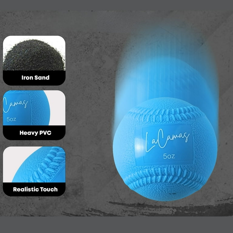 Plyometric Balls for Baseball – Weighted Throwing Set (3.5oz–32oz) with Stitched Seams – 6 Soft-Shell Balls + Carry Bag + Free 6-Week Throwing Program – Arm Care & Velocity Trainer