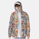 thumbnail image 2 of Balery Set Of Travel Vintage Sudadera ligera de manga larga con capucha y protección solar UPF 50+ para hombre y mujer, ideal para pesca y running-Medium, 2 of 7