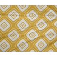 thumbnail image 4 of oneOone Polyester Lycra Yellow Fabric Geometric Bandhani Quilting Supplies Print Sewing Fabric By The Yard 56 Inch Wide, 4 of 4