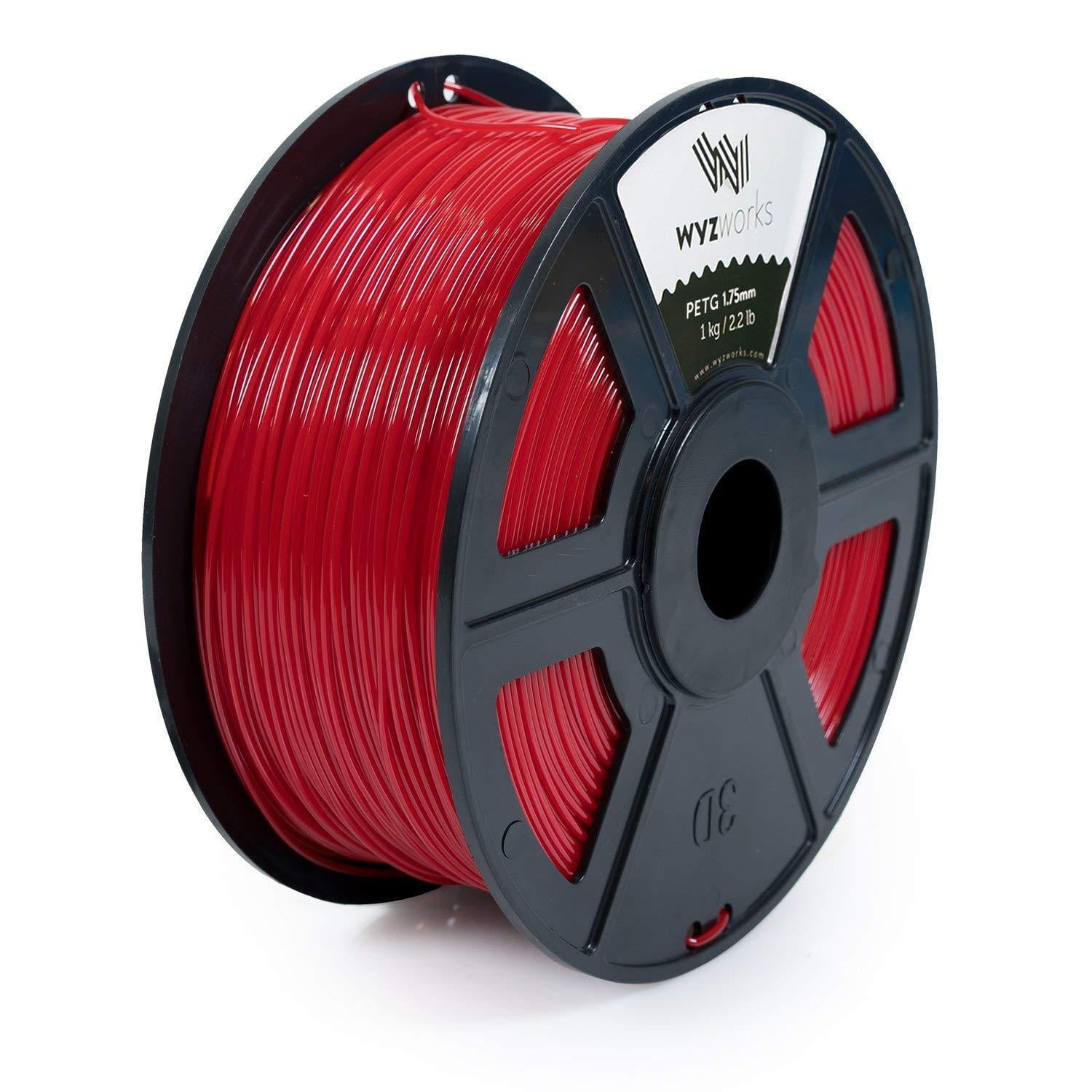 WYZ Dual Color 3D Printer Filament 1.75mm ABS 1kg/2.2lb MakerBot GREEN & YELLOW 