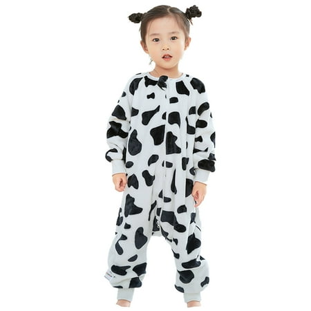 

Girls Jumpsuit Cute Animal Halloween Fuzzy Warm Fall Winter Halloween Party Gifts Pamjams Jumper for Baby