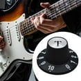 thumbnail image 6 of LeeQinersw Electric Guitar Control Knob Black Easy Installation Bass Guitar Accessories T, 6 of 9