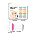 thumbnail image 3 of FSTDelivery 24pcs Spring Colorfull Glue on Nails Set for Women Girl,Medium Square Fake Nails Acrylic Shine Glossy Press on Nails for Office Daily Wedding,Full Nail Wrap Gift for Valentine's Holiday, 3 of 9