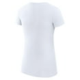thumbnail image 3 of Women's G-III 4Her by Carl Banks White Miami Heat Super-Slim Fit Lightweight Leopard Heart T-Shirt, 3 of 3