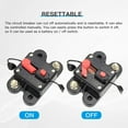 thumbnail image 7 of Circuit Breaker DC 12V-48V for Car Marine Boat Bike Stereo Audio Reset Fuse 50A 60A 80A 100A 150A 200A 250A 300A Waterproof Car Circuit Breaker Fuse Reset for Boat Auto, 7 of 7