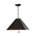 thumbnail image 3 of Meyda Lighting 15.5'Sq Lone Elk Pendant, Black/Amber Mica - 66895, 3 of 4