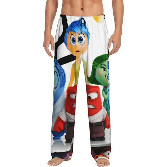 Saiise inside out 2 Print Mens Pajama Pants for Men,Mens Lounge Pants,Funny Gifts for Men,Men's Pajama Bottoms