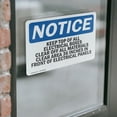 thumbnail image 4 of (2 Pack) Keep Top Of All Electrical Boxes Clear Of OSHA Notice Sign, 4 of 7