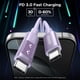 thumbnail image 3 of Cable de carga UGREEN Uno USB C a USB C de 100 W con pantalla LED, 3 of 8